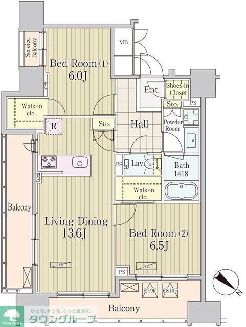 グランパレス東京八重洲アベニューの物件間取画像