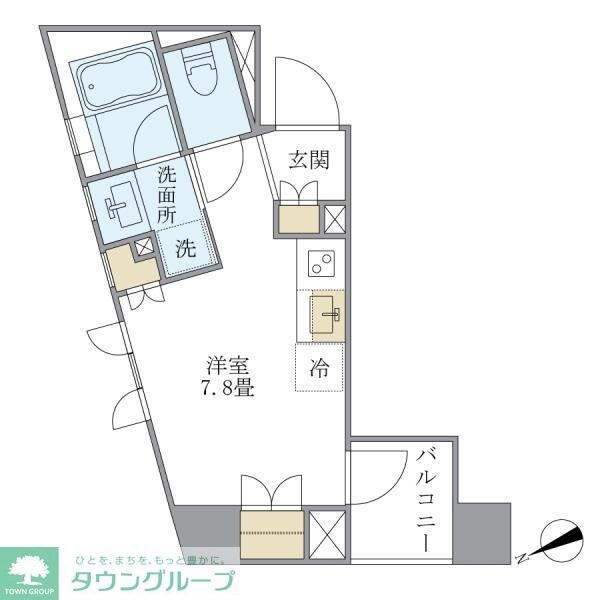 Brillia ist 銀座東の物件間取画像