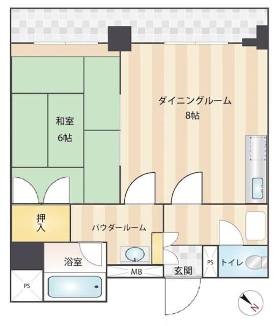 ニューガイアリルーム葛西駅南No.20の物件間取画像