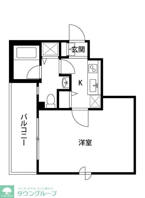 レジデンス宝の物件間取画像