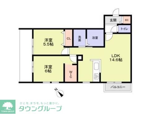 （仮称）東京都江戸川区東小松川計画Ａ棟の物件間取画像