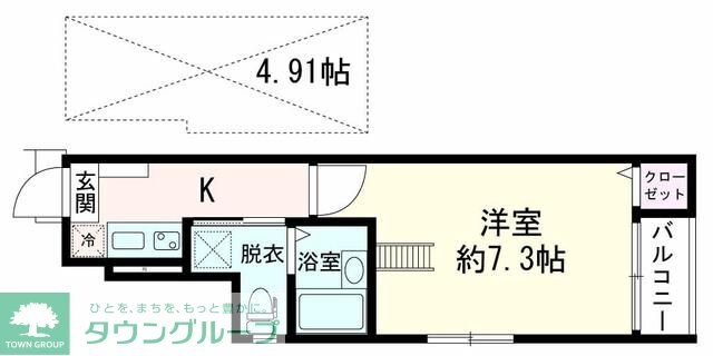 マーレ船堀の物件間取画像