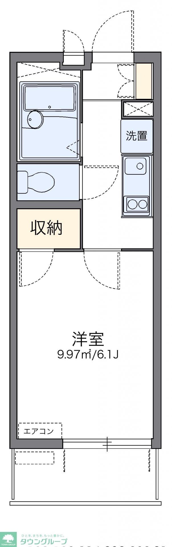 レオパレスラトナの物件間取画像