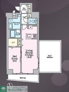 ラグゼナ平井サウスの物件間取画像