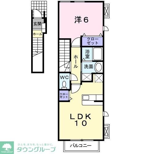クラールの物件間取画像