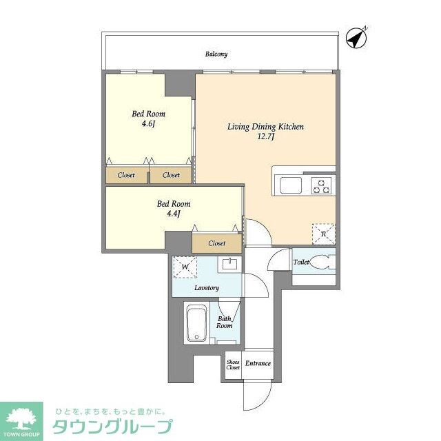 グランカーサ西葛西の物件間取画像