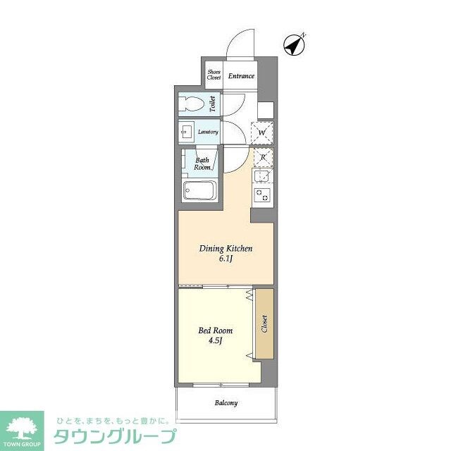 グランカーサ西葛西の物件間取画像