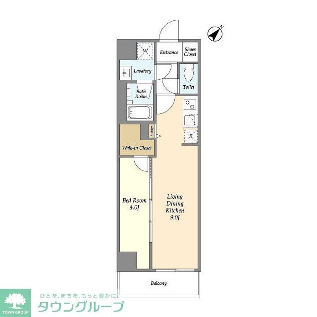 グランカーサ西葛西の物件間取画像