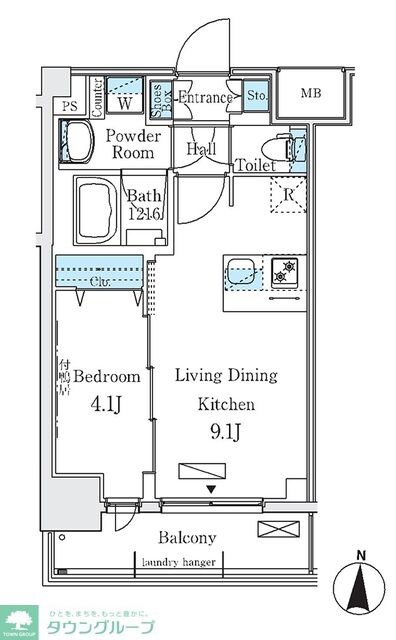 ディームス東陽町IIの物件間取画像