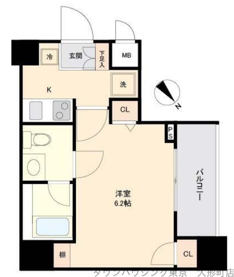 コンシェリア日本橋の物件間取画像