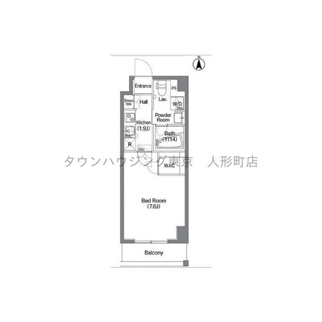 コンフォリア錦糸町ＤＥＵＸの物件間取画像