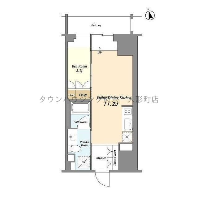 ＨＦ上野レジデンスＥＡＳＴの物件間取画像