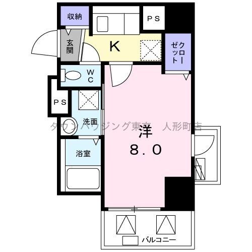 メゾン　ド　ルビアンの物件間取画像