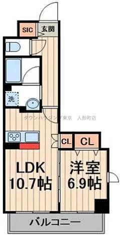 LA　BELJOUR錦糸町の物件間取画像