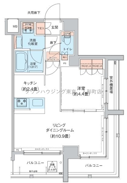 ALTERNA菊川Iの物件間取画像