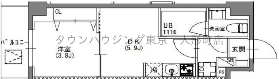 S-RESIDENCE押上Blossomの物件間取画像