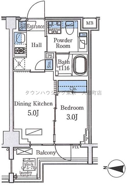 アクアレジデンス錦糸町の物件間取画像