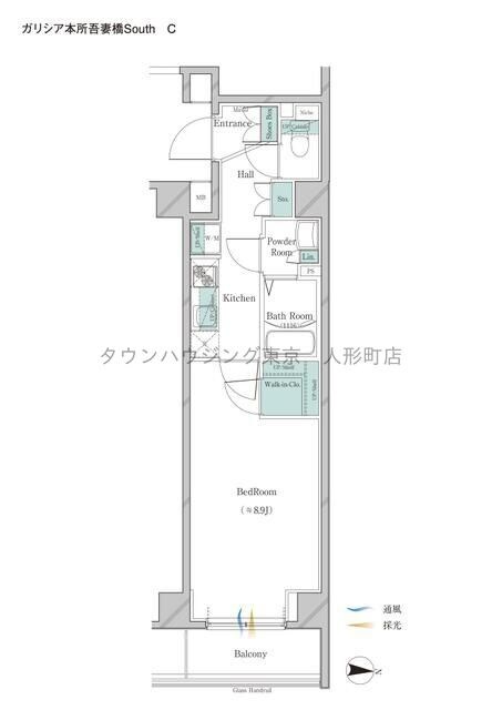 ガリシア本所吾妻橋Ｓｏｕｔｈの物件間取画像