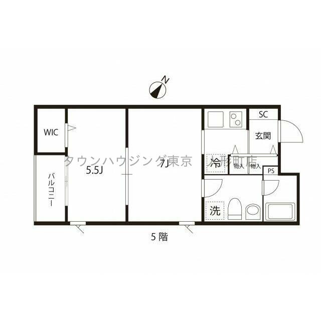 ＡＬＩＫＡ曳舟の物件間取画像