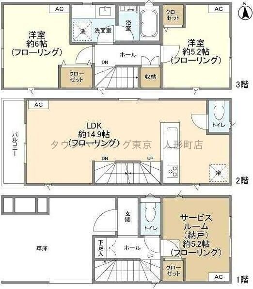 Kolet南砂町#02の物件間取画像