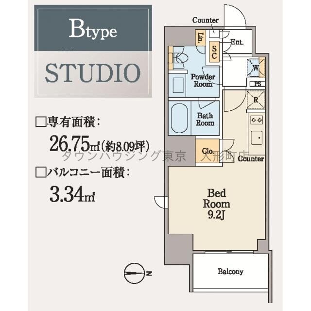 クレストコート木場の物件間取画像