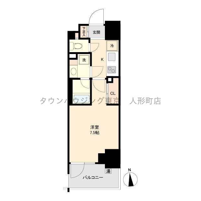 プライマル南砂の物件間取画像