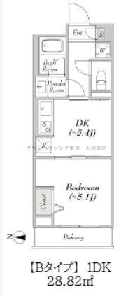 ルミークアン東陽町の物件間取画像