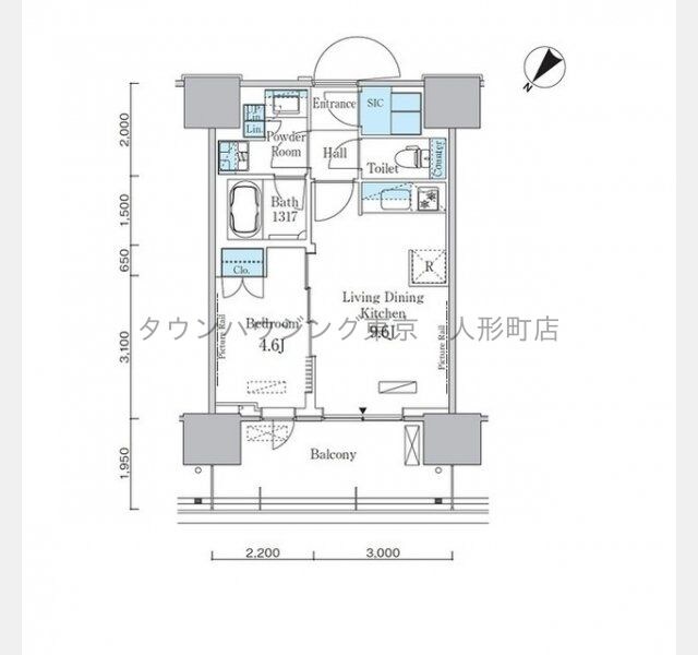 ＨＡＲＵＭＩ　ＦＬＡＧ　ＰＯＲＴ　ＶＩＬＬＡＧＥ　Ｃ棟の物件間取画像