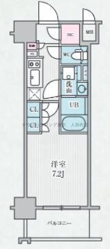 テラス浅草橋の物件間取画像