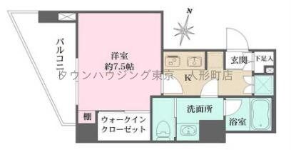 ＷＨＡＲＦ森下の物件間取画像