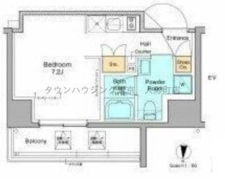 プラウドフラット本所吾妻橋の物件間取画像