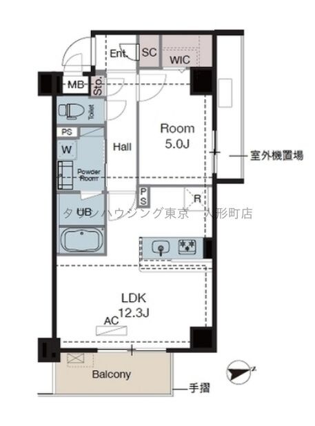 ラグゼナ東陽町の物件間取画像