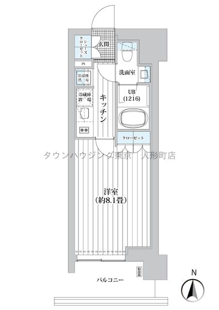 ライオンズフォーシア清澄白河の物件間取画像