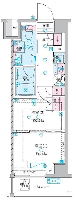 GENOVIA押上IIの物件間取画像