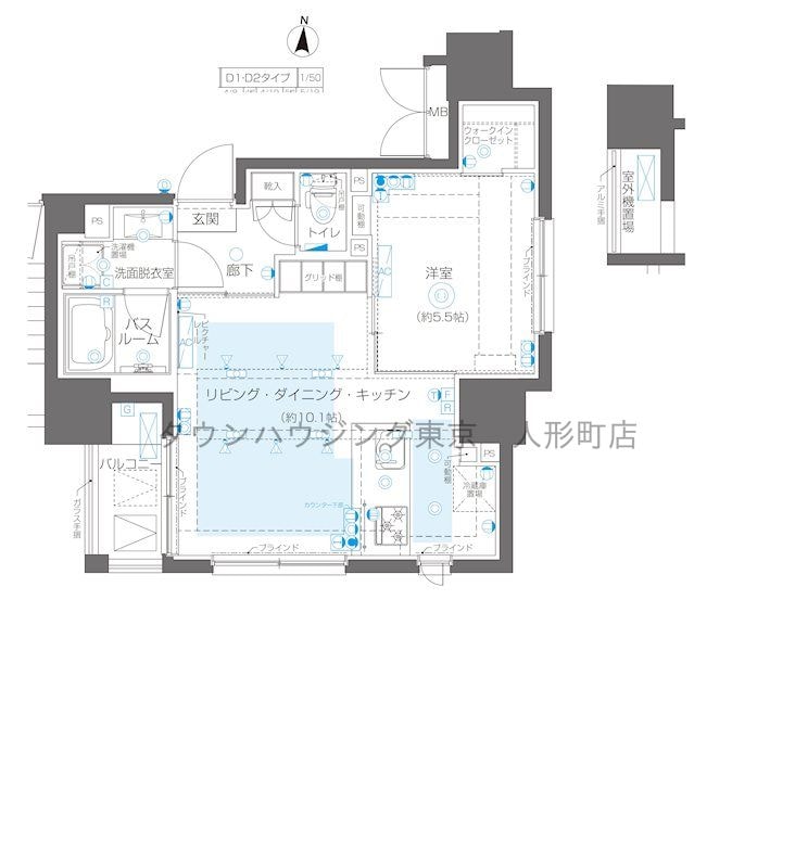 ZOOM錦糸町の物件間取画像