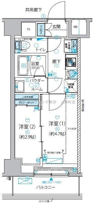 メインステージ南砂町の物件間取画像