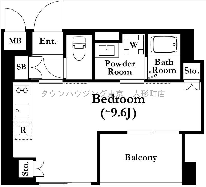 ＴＨＥ　ＰＡＬＭＳ錦糸町の物件間取画像