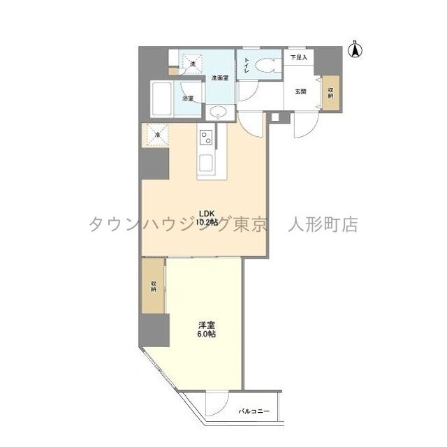 シェフルール新御徒町Iの物件間取画像