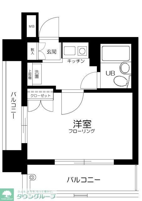 パレ・ドール月島の物件間取画像