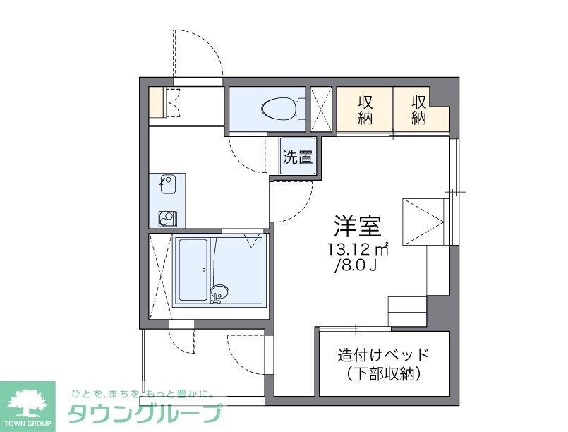 レオパレスピオニィの物件間取画像