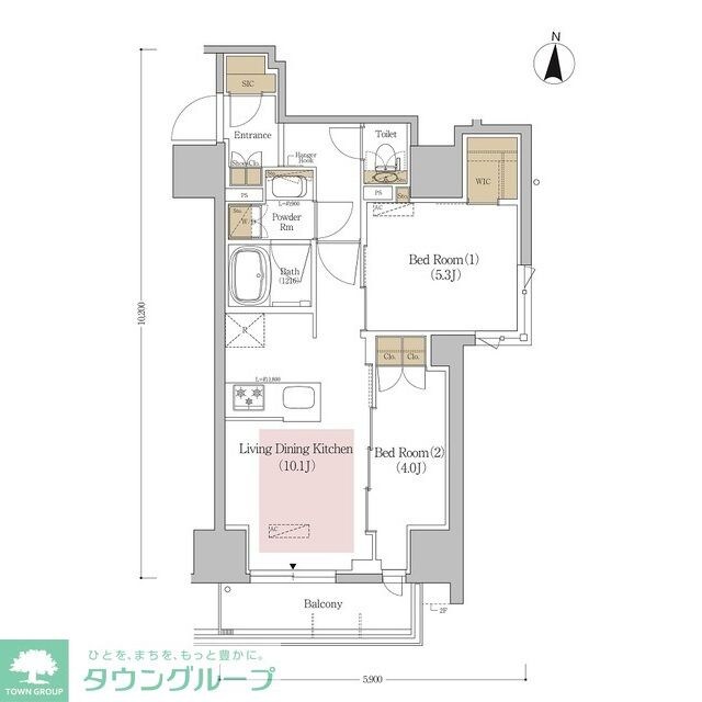 アーバネックス錦糸町NORTHの物件間取画像