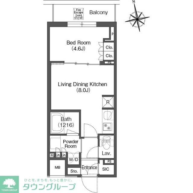 コンフォリア東上野の物件間取画像