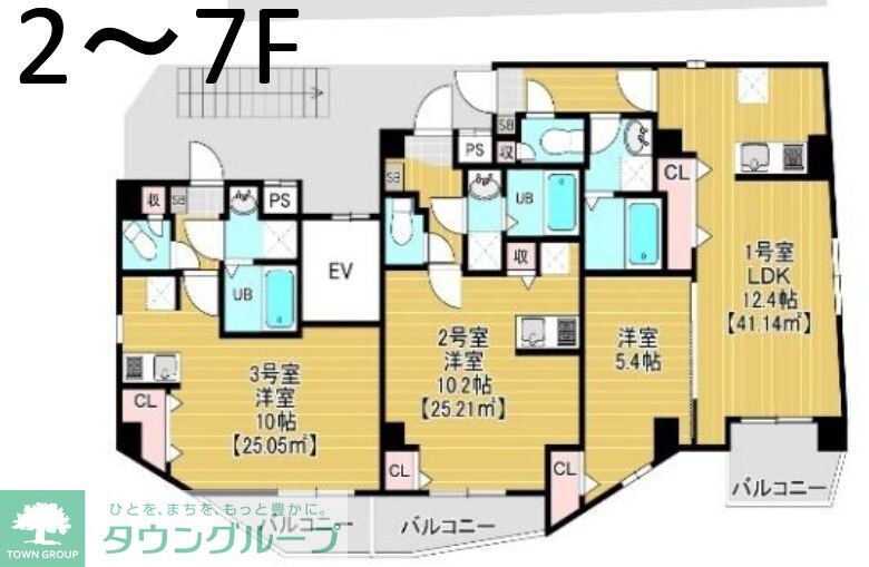 ミライズ南千住の物件間取画像