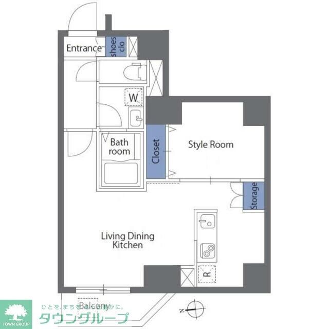 クリアルプレミア浅草の物件間取画像