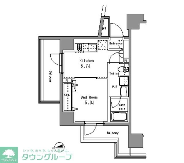 パークアクシス亀戸中央公園の物件間取画像