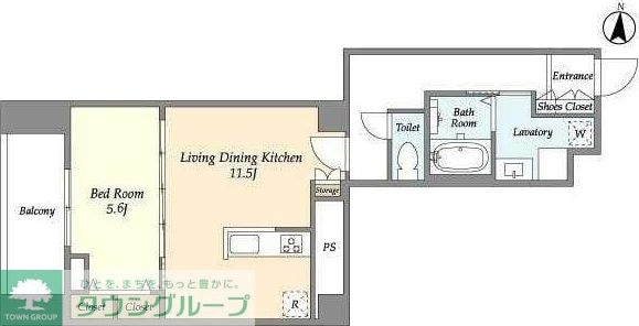 インプルーブ錦糸町の物件間取画像