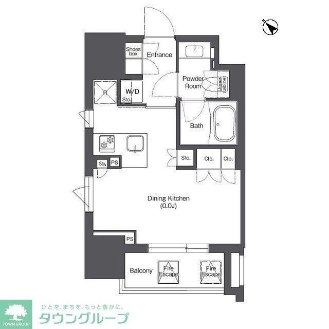 コンフォリア東陽町の物件間取画像