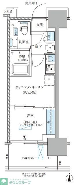 パークアクシス西大島コンフォートスクエアの物件間取画像