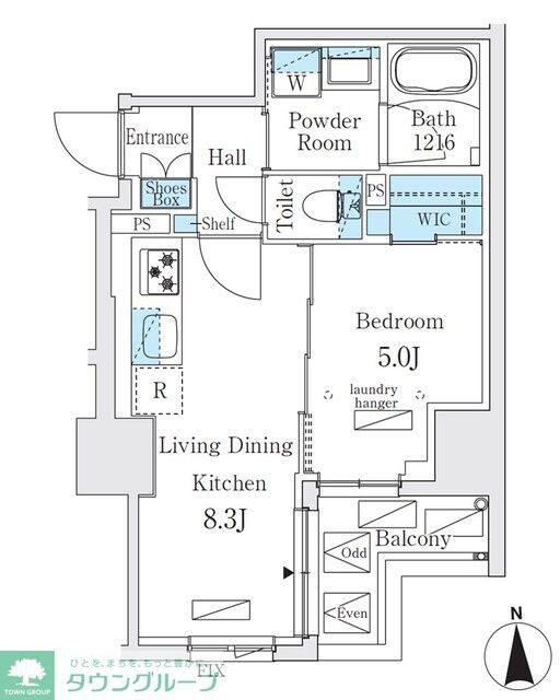 ジオエント秋葉原の物件間取画像