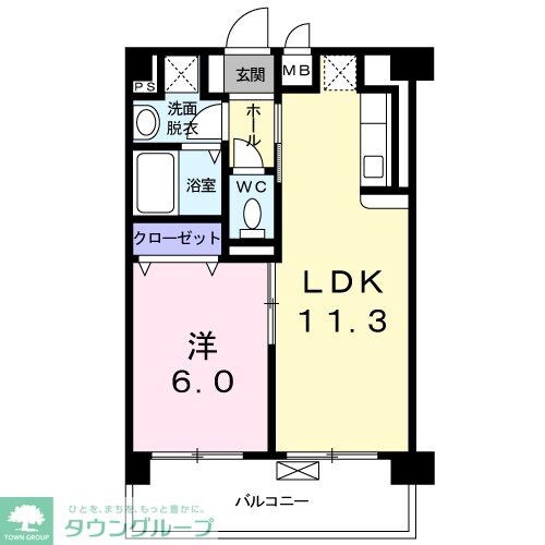 横網　リバーイーストの物件間取画像